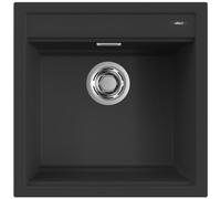 Elleci Lavello Incasso Best 104 1 Vasca 51×51 Nero Granitek LGB10440