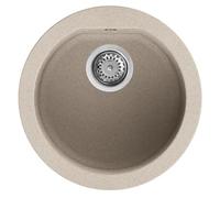 Elleci Lavello Incasso Fox Round 1 vasca tonda ⌀45 Avena Granitek LGFROU51