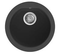 Elleci Lavello Incasso Fox Round 1 vasca tonda ⌀45 Nero Granitek LGFROU40
