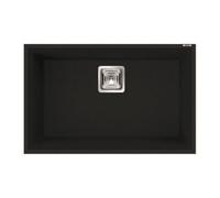 Lavello Elleci Incasso Cucina 1 Vasca 69x43,8 Karisma 120 Nero LGK12040BSO