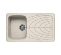 ELLECI lavello MASTER 400 una vasca con gocciolatoio in Granitek