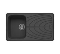 ELLECI lavello MASTER 400 una vasca con gocciolatoio in Granitek