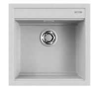 Elleci Lavello una vasca BEST 104 LMB10479 finitura composito M79 alluminio da 51x51 cm