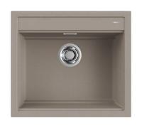 Elleci Lavello una vasca BEST 105 LGB10543 finitura composito G43 tortora da 57x51 cm