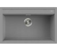 Elleci Lavello una vasca BEST 130 LGB13048 finitura composito G48 cemento da 79x51 cm