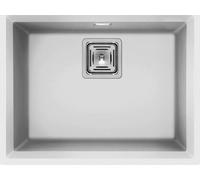 Elleci Lavello una vasca KARISMA 105 SOTTOTOP LGK10568BSO finitura composito G68 bianco da 56x43.8 cm