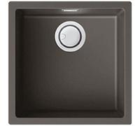 ELLECI - Lavello Zen 102 Keratek Plus 45x45 cm 1 vasca Colore Dove Grey 93