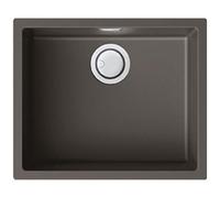 ELLECI - Lavello Zen 105 Keratek Plus 55x45 cm 1 vasca Colore Dove Grey 93