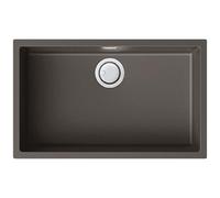 ELLECI - Lavello Zen 130 Keratek Plus 75x45 cm 1 vasca Colore Dove Grey 93