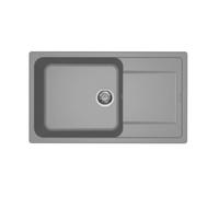 ELLECI LG241048 LAVELLO 86X50 1 VASCA GOCCIOLATOIO REVERSIBILE GRANITEK CEMENTO