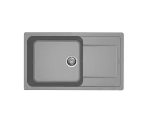 ELLECI LG241048 LAVELLO 86X50 1 VASCA GOCCIOLATOIO REVERSIBILE GRANITEK CEMENTO