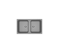 ELLECI LG245043 LAVELLO 2 VASCHE 86x50 IN GRANITEK TORTORA