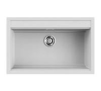 ELLECI LGB13068 Best 130 - Lavello da cucina con 1 Vasca, 79 x 51 cm, Bianco