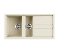 Lavello Elleci Incasso 1 vasca 100x51 Best 480 Granitek Bianco LGB48068