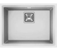 Lavello Elleci Incasso 1 vasca 56x43,8 Karisma 105 Sottotop Granitek Bianco LGK10568BSO