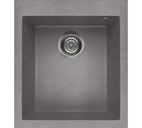 ELLECI LGQ10048 | Lavello da incasso GRANITEK QUADRA 100 | Colore : Cemento