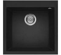 ELLECI Lavello Cucina 1 Vasca in Granitek 47 x 50 cm colore Nero - LGQ10240