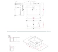 Elleci LGQ10551 QUADRA 105 lavello