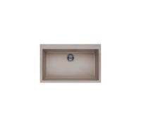 ELLECI LGQ13043 QUADRA 130 LAVELLO MONOVASCA 79X50 CM COLORE TORTORA