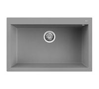 ELLECI LGQ13048 | Lavello da incasso GRANITEK QUADRA 130 | Colore : Cemento