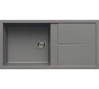 ELLECI LGU48048 | Lavello da incasso GRANITEK UNICO 480 | Colore : Cemento