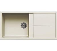 ELLECI LGU48062 | Lavello da incasso GRANITEK UNICO 480 | Colore : Bianco antico
