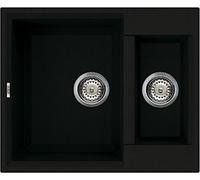 ELLECI LGY15040 | Lavello da incasso GRANITEK EASY 150 | Colore : Nerone