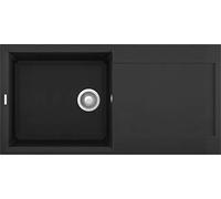 ELLECI LGY48040 | Lavello da incasso GRANITEK EASY 480 | Colore : Nerone