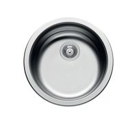 ELLECI Lavello Cucina 1 Vasca Incasso Tondo Diametro 43.5 cm materiale/finitura Acciaio Inox - LIKROUSAC Serie Sky Round 435