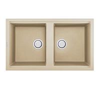 Elleci LKB45095 Lavello da Incasso KERATEK, Champagne