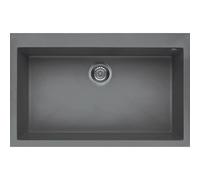 Elleci LMQ13073 Lavello Monovasca 79x50, Installazione Sopratop, Titanio