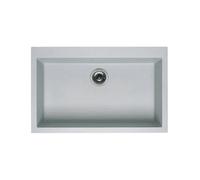 Elleci LMQ13079 Lavello Monovasca 79x50, Installazione Sopratop, Nuvola