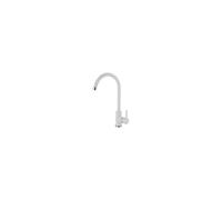 Rubinetto Miscelatore Cucina Elleci canna alta monocomando Bianco MGKC0168
