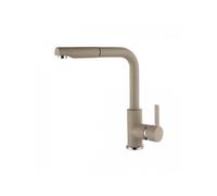 ELLECI Miscelatore Cucina con Doccetta estraibile Rubinetto Monocomando materiale Granitek colore 51 Avena - MGKC0251