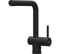 ELLECI Miscelatore Cucina con Doccetta Estraibile Leva Sanitaria colore Nero Aluna Plus - MGKA0240