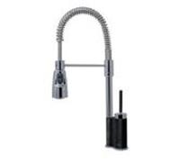 Elleci Miscelatore monocomando con canna alta girevole e doccetta CHEF MGKCHE40 finitura G40 nero