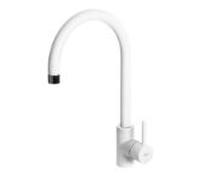 Elleci Miscelatore monocomando con canna girevole CLOUD MKKCLO96 finitura K96 bianco