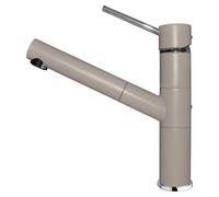 Elleci Miscelatore monocomando con canna girevole e doccetta estraibile RENO MGKREN43 finitura G43 tortora