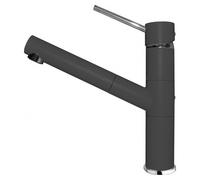 Elleci Miscelatore monocomando con canna girevole e doccetta estraibile RENO MGKREN59 finitura G59 antracite