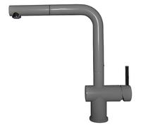 Elleci Miscelatore monocomando con canna girevole e doccetta estraibile STREAM PLUS MMKSTP73 finitura M73 titanio