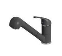 Elleci Miscelatore monocomando con canna girevole e doccetta estraibile VENERE MGKVEN59 finitura G59 antracite