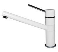 Elleci Miscelatore monocomando con canna girevole SAVA MKKSAV96 finitura K96 bianco