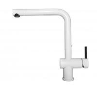 Elleci Miscelatore Monocomando, Linea Stream, Keratek, Bianco - MKKSTR96
