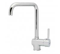 MIKSENCR Miscelatore Rubinetto Elleci Senna Canna Alta Inox Cromato