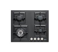 Elleci Plano 60 PGSP60140WS Piano cottura a gas cm. 60 - granitek - nero