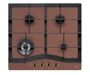 ELLECI PMSB60272WY BOMBE' PIANO COTTURA 63CM 4 FUOCHI A GAS COLORE RAME
