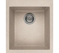 ELLECI Lavello Cucina 1 Vasca Incasso 41 cm Granitek Avena LGQ10051 Quadra 100