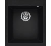 Elleci Quadra 100 LKQ10086 - Lavello 1 vasca in Keratek (K86 Black)
