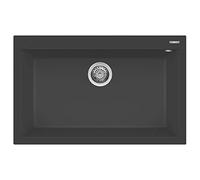 Elleci Quadra 130 Lavello, Antracite 59, 79x50x21 cm