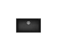Elleci LGQ13040BSO Quadra 130 Sottotop Lavello 1 vasca in Granitek Nero ( G40 )